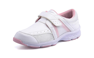 mizuno(ミズノ) AIRFORT レディースシューズ ナースシューズ【通気底/幅広3E】(エアフォート) F1GB1800 64 ホワイト/ピンク