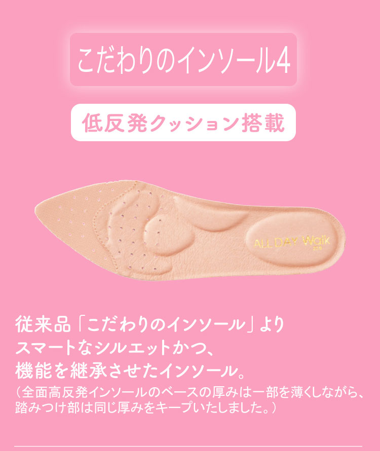 立体ここだわりのインソール 低反発クッション搭載