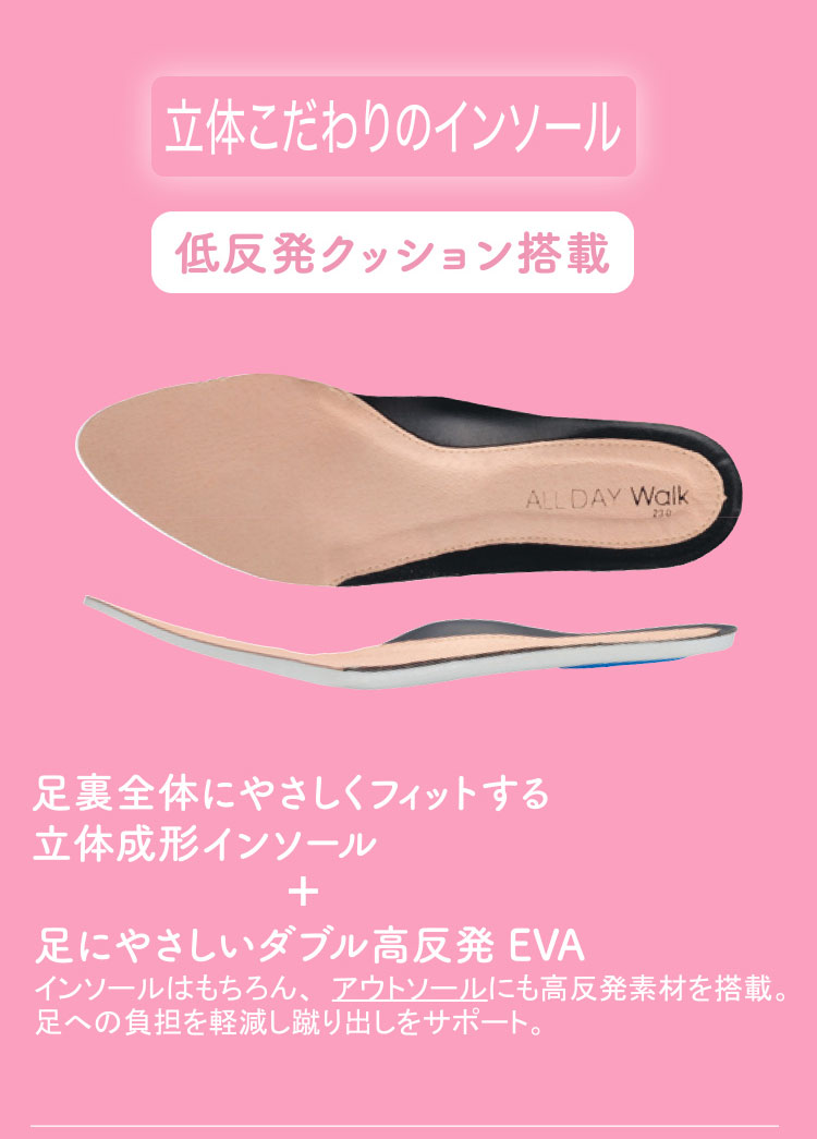 こだわりのインソールブーツ用 低反発クッション搭載