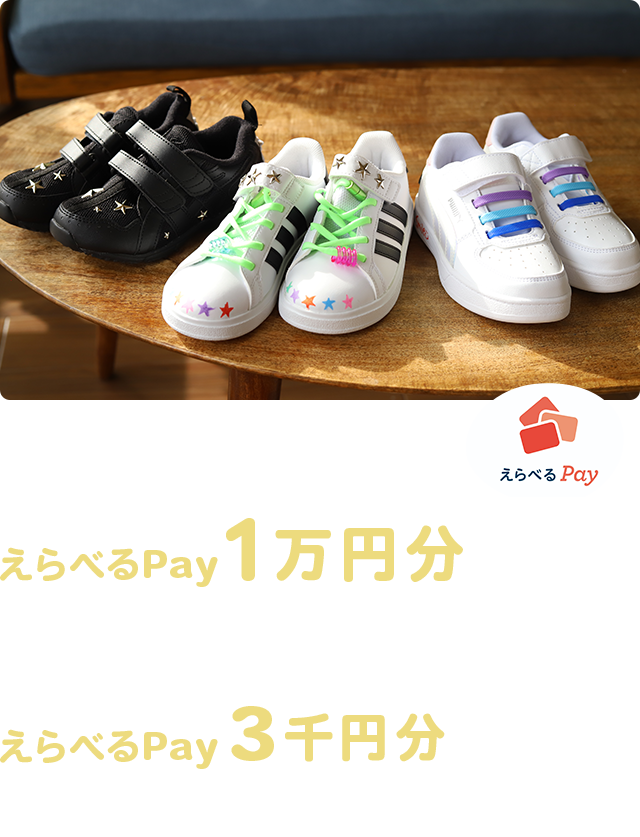 最優秀賞の5名さまにえらべるPay1万円分 抽選で30名の方にえらべるPay3千円分をプレゼントいたします!