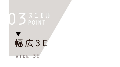 幅広3E