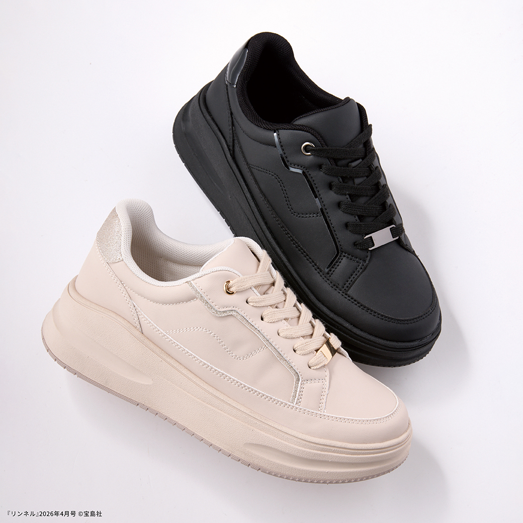 heal meボリュームソールスニーカー