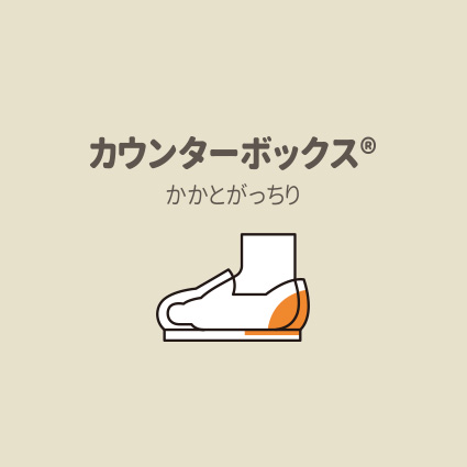 カウンターボックス かかとがっちり